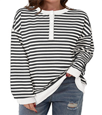 Striped Oversized Shirts