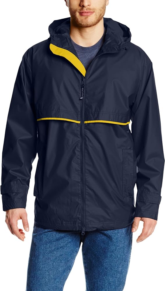 Charles River Men's New Englander Waterproof Rain Jacket (Reg & Ext Sizes)