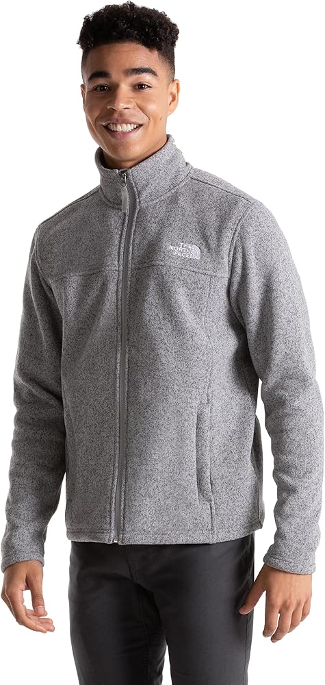 THE NORTH FACE Men's Tsillan Full Zip Jacket, Meld Grey Heather, XX-Large