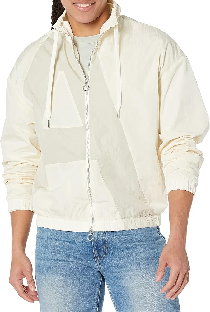 Armani Exchange Men's Big a Nylon Jacket