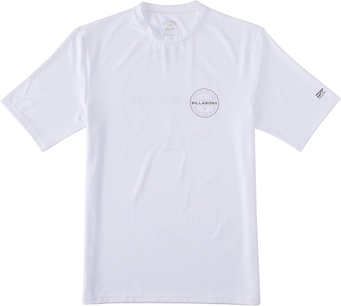 Billabong Men's Standard Classic Short Sleeve Loose Fit Rashguard